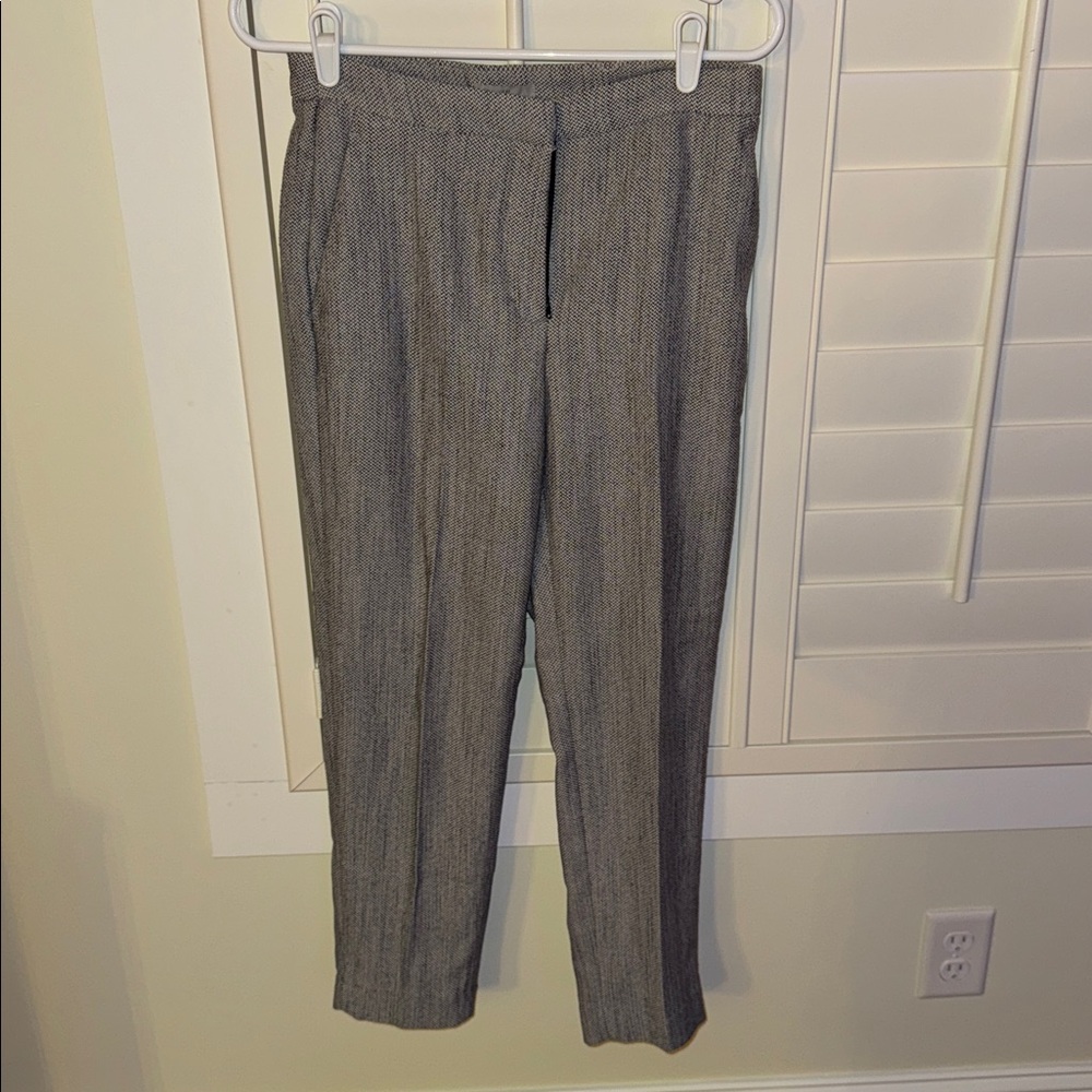 Gray Pinstripe Trousers